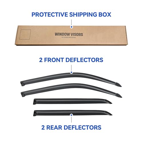 Window Visors Rain Guards for 2001