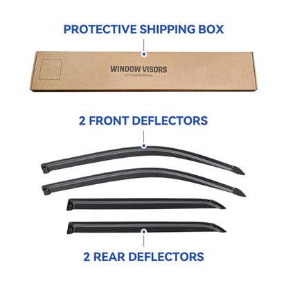 Window Visors Rain Guards for 2001