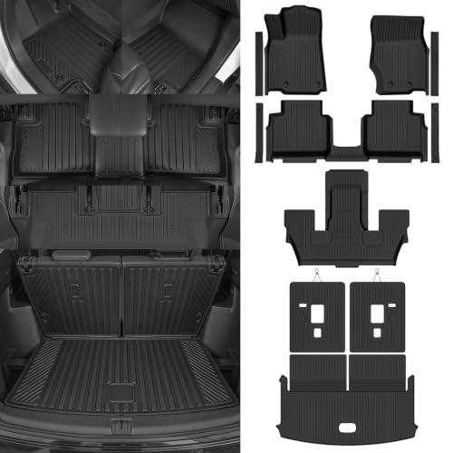 Custom Fit Floor Mats for Jeep Grand Cherokee L 6 Seats 2021