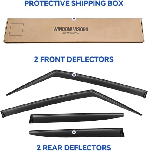 Window Visors Rain Guards for 2015