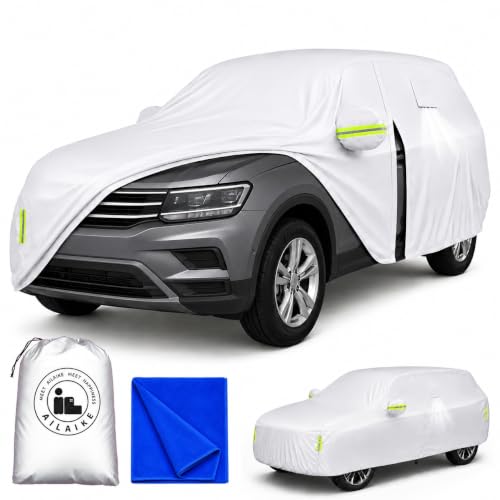 Car Cover Waterproof All Weather Custom Fit for Volkswagen Tiguan