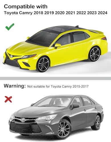 in Channel Window Visors Rain Guards for Toyota Camry 2018 (4 Count)