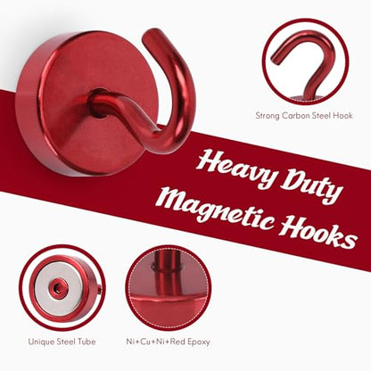 Magnetic Hooks Steel Tube Design for Cruise (10 Count)