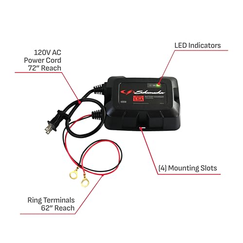 1.5A Onboard Car Battery Charger and Maintainer