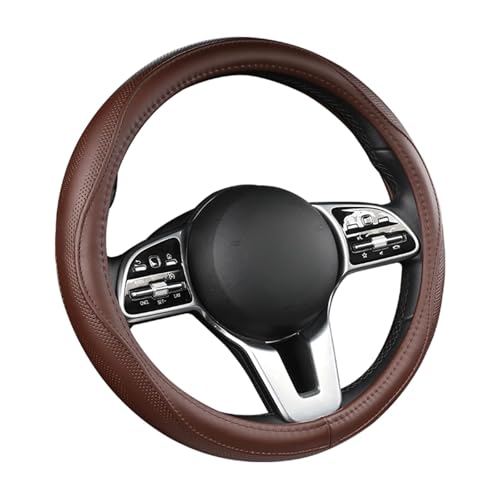 Genuine Leather Steering Wheel Cover