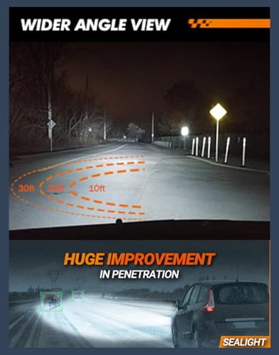 H11 LED Fog Light Bulbs (2 Count)