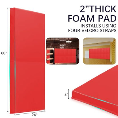 60" 72" High Gym Wall Padding 2"