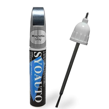 Magnetic Gray 1G3 Touch Up Paint Fit for Toyota Auto Touch up Paint Scratch Repair Pen Brush and Tip 2 in 1 Magnetic Gray