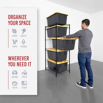 5 Tier Steel Tote Rack for 27 Gallon Bins