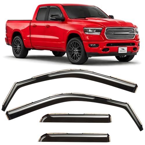 in Channel Extra Durable Rain Guards for Dodge Ram 1500 2019
