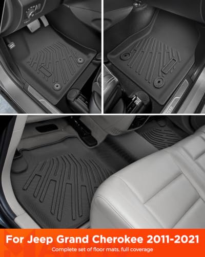 Floor Mat Backrest Cargo Liner Sill Guard for Jeep Grand Cherokee 2011