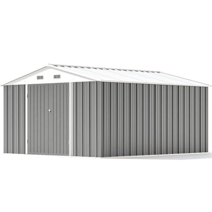 10x12 FT Outdoor Storage Shed with Floor Frame