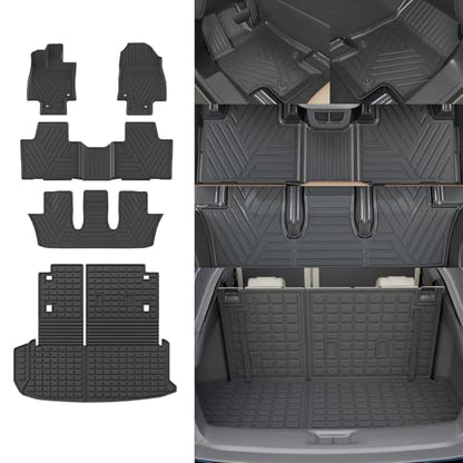 Floor Mats Set for 2024 2025 2026 Toyota Grand Highlander