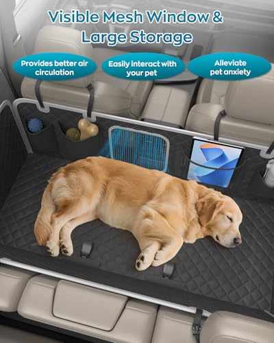 Dog Car Seat Cover for Back Seat