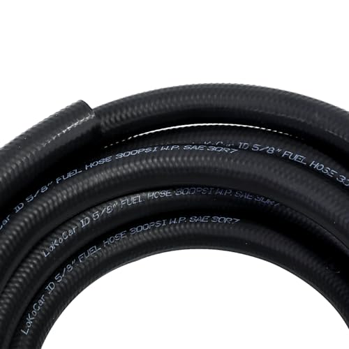 Rubber Fuel Hose Line Push Lock 5 (25 Foot)