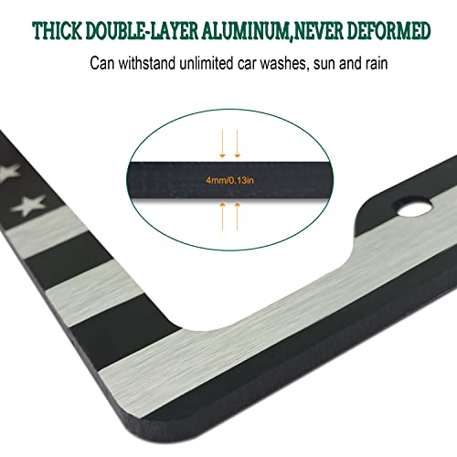 American Flag License Plate Frames
