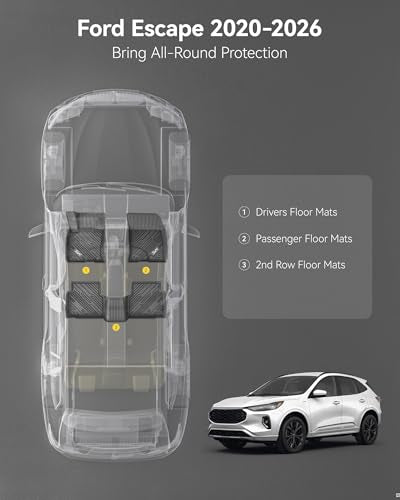 Floor Mats Fit for Ford Escape 2020