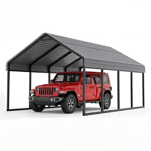 Heavy Duty 12x20 FT Metal Carport for 2 Cars