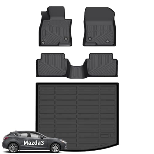 Floor Mats & Cargo Liner for Mazda 3 Hatchback 2014