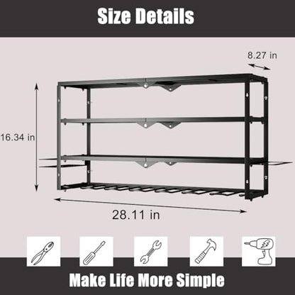 Power Tool Organizer Heavy Duty Wall Mount Drill Tools Holder