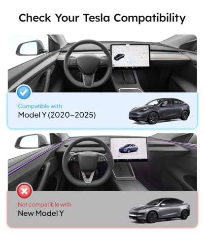 for Tesla Model Y Rear Center Console Organizer