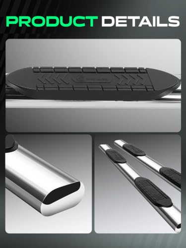 6 Inch Running Boards for Chevy & GMC (2 Count)