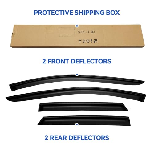 Window Visors Rain Guards for 2007