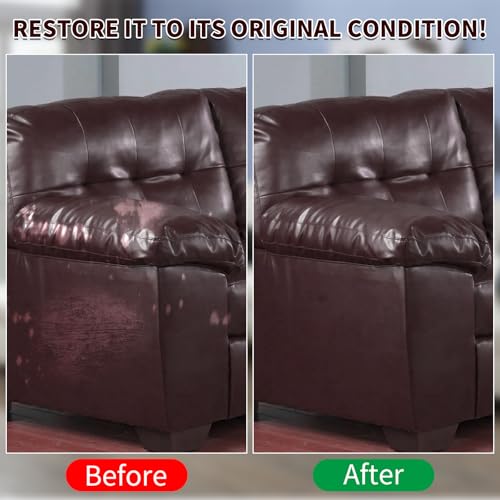 Maroon Leather Recoloring Balm with 100ml Mink Oil