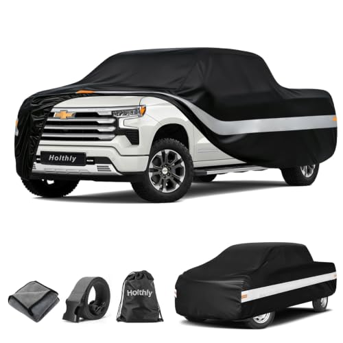 10 Layers Truck Cover Waterproof All Weather Custom Fit Chevrolet Silverado 1500
