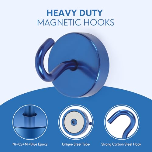 Magnetic Hooks Steel Tube Design for Cruise (10 Count)