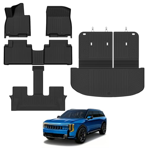 Custom Fit Floor Mats for 2027 Kia Telluride Hybrid 7 Seat