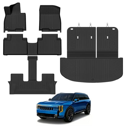Custom Fit Floor Mats for 2027 Kia Telluride Hybrid 7 Seat