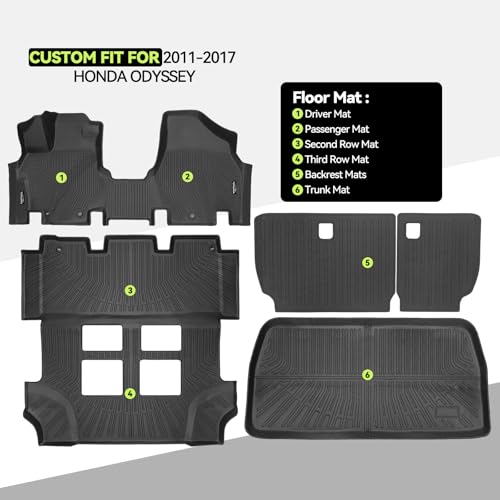 All Weather TPE Floor Mat Set for 2011