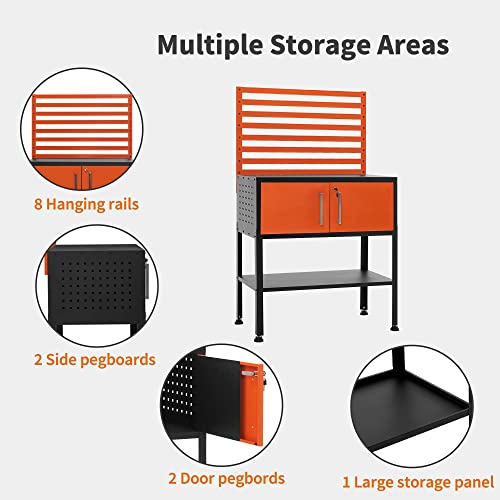 Metal Workbench for Garage