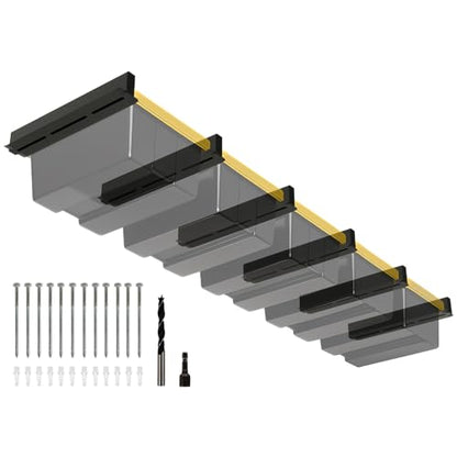 5 bin Overhead Garage Storage Rack (6 Count)