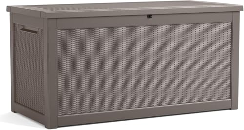 320 Gallon Lockable Resin Deck Box