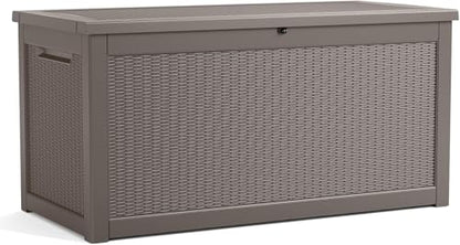 320 Gallon Lockable Resin Deck Box
