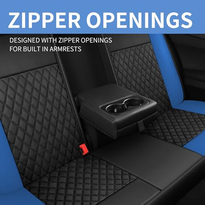 Faux Leather Full Set Car Seat Covers