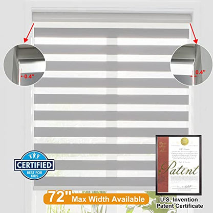 Cordless Zebra Blinds for Windows