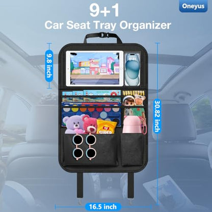 Car Backseat Organizer with Table Tray (2 Count)