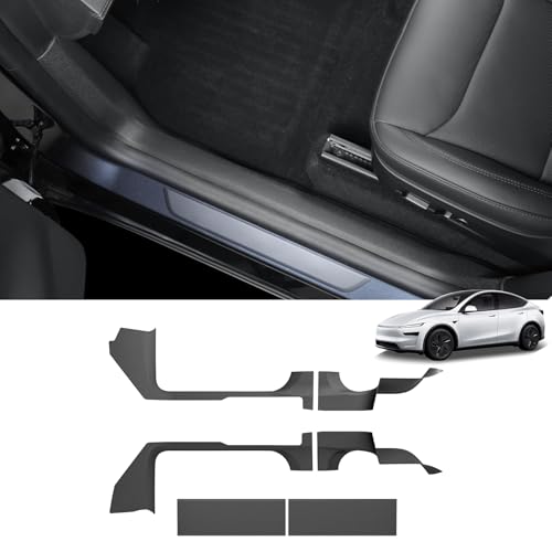 5PCS Door Sill Protective Cover for Tesla Model Y Juniper 2025+