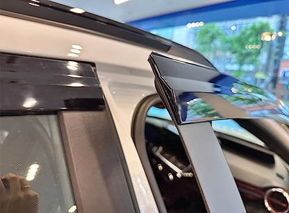 AUTOCLOVER Smoked Window Visor Sun Rain Vent Guard 4p for 2024 Trax