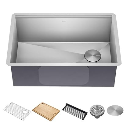 Stainless Steel 28 in Undermount Kitchen Sink KWU110