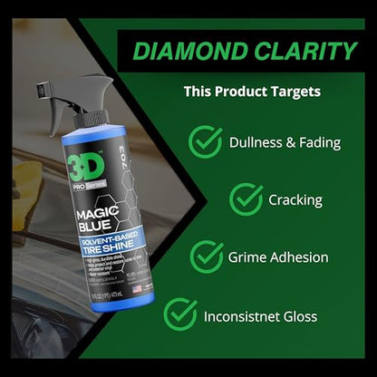 Magic Blue Tire Shine Spray (16 Ounce)