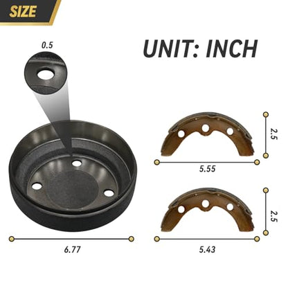 Golf Cart Brake Repair Kit fit Club Car DS 1995