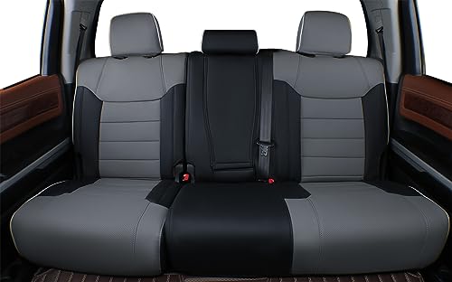 Custom Fit Tacoma Rear Car Seat Covers for Toyota Tacoma 2016 2017 2018 2019 2020 2021 2022 2023 Double Cab