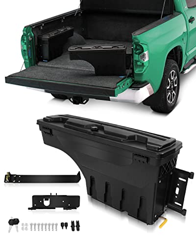 Truck Bed Storage Tool 180° Rotating Tool Box Fit For Ford F