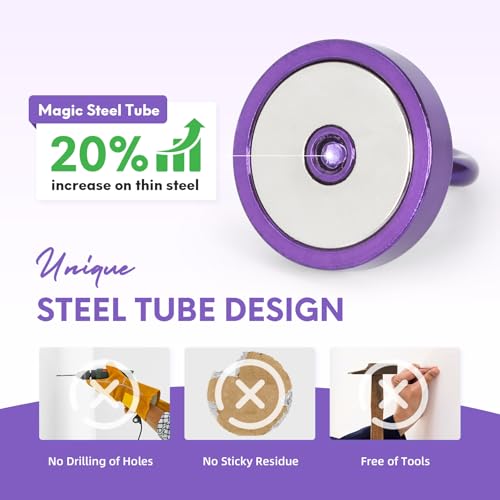 Magnetic Hooks Steel Tube Design for Cruise (10 Count)
