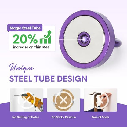 Magnetic Hooks Steel Tube Design for Cruise (10 Count)