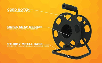 Heavy Duty Metal Extension Cord Reel Stand
